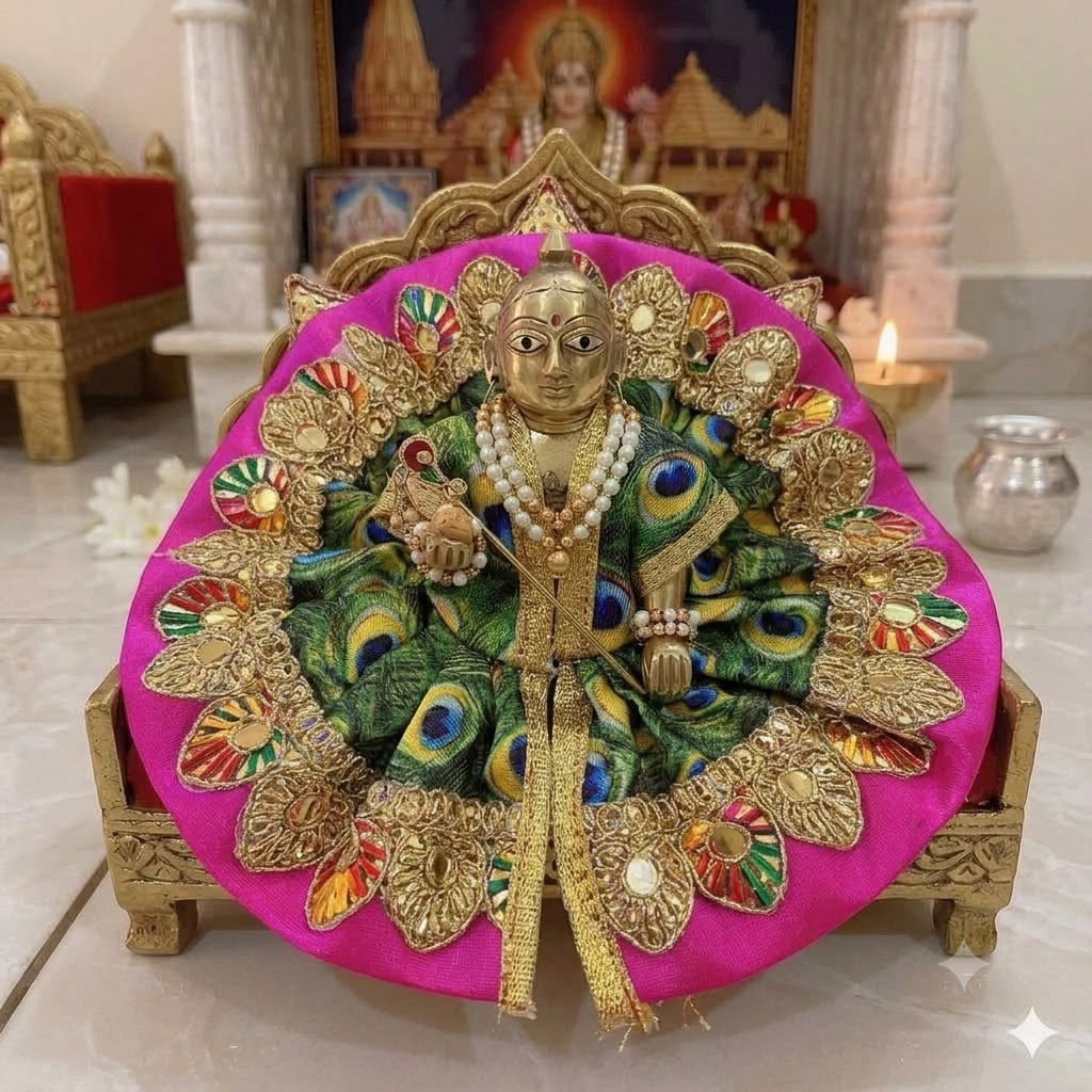 Mayur Pankhi Shrinath Chandrika Poshak