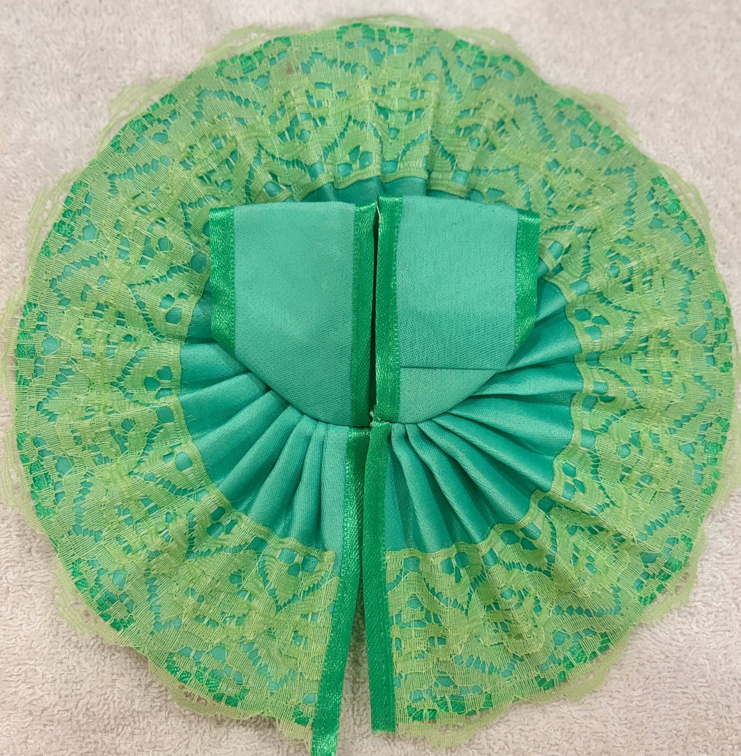 Elegant Lace Ladoo Gopal Poshak
