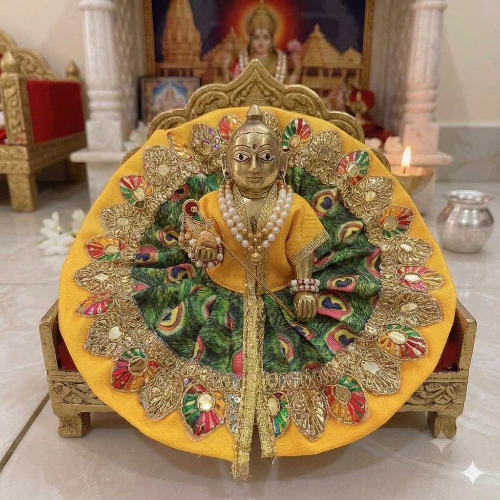 Mayur Pankhi Shrinath Chandrika Poshak