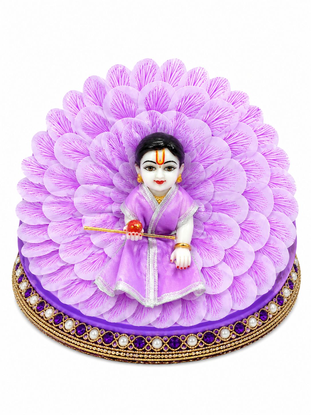 Divine Petal-Style Ladoo Gopal Poshak
