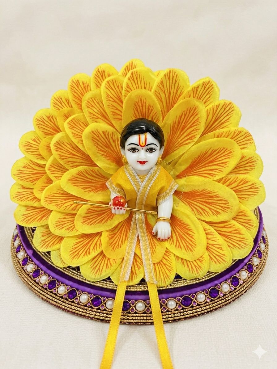 Divine Petal-Style Ladoo Gopal Poshak